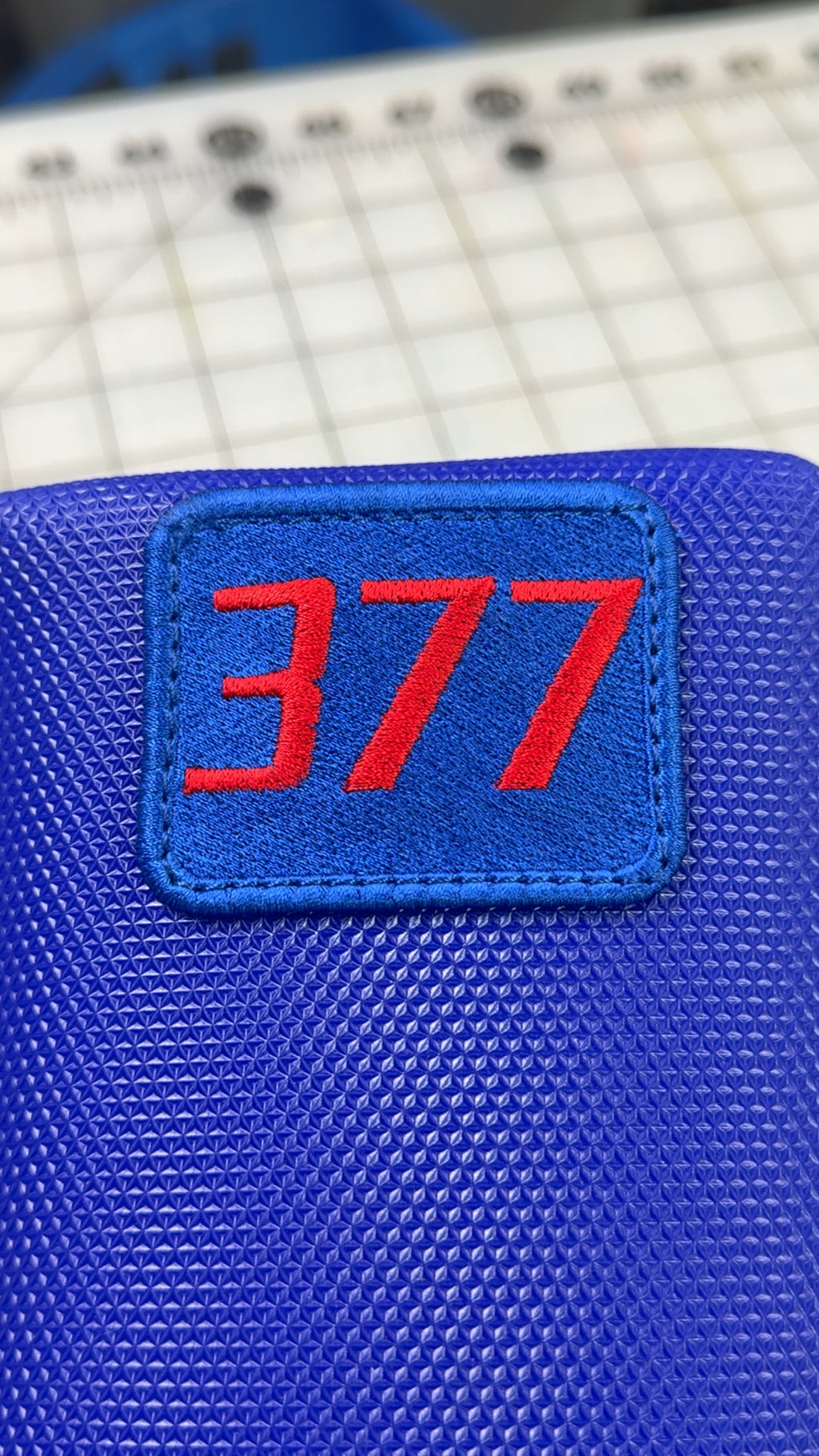 BIG BIKE COVER WITH NUMBER PATCH